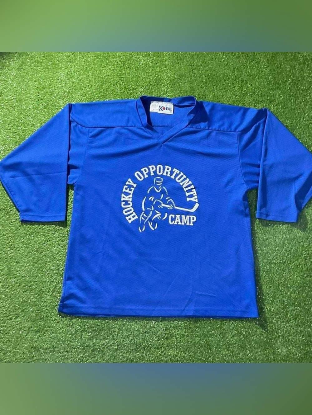 Vintage Blue Hockey Jersey